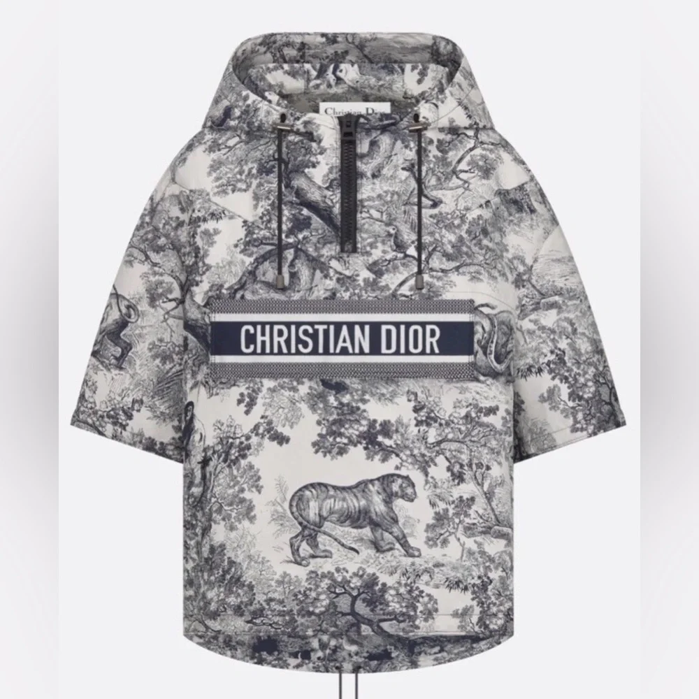 Christian Dior short sleeve anorak top 6 - Picture 1 of 9
